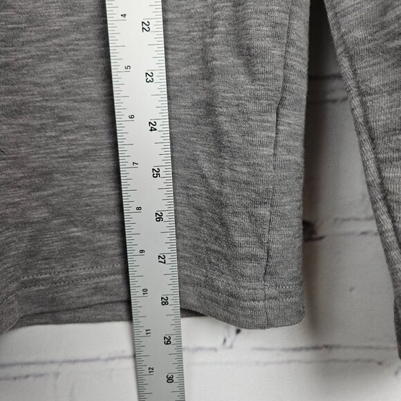 Travis Mathew Gray Long Sleeve Crewneck Shirt Mens M Peru Cotton Blend Modern - Picture 10 of 13